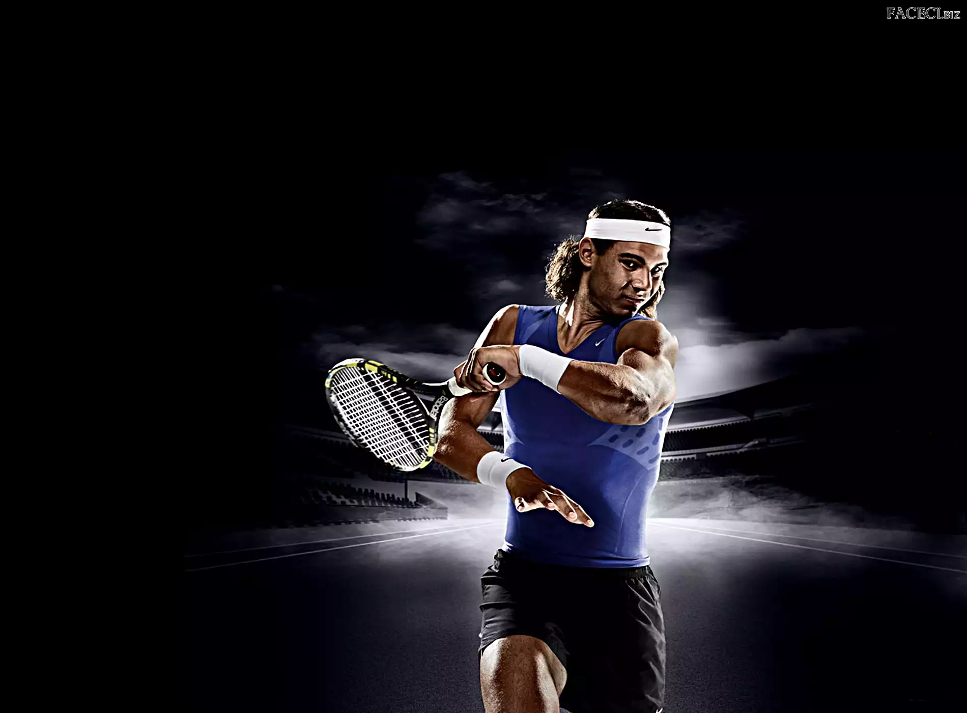 tenis, rakieta tenisowa, Rafael Nadal, sport